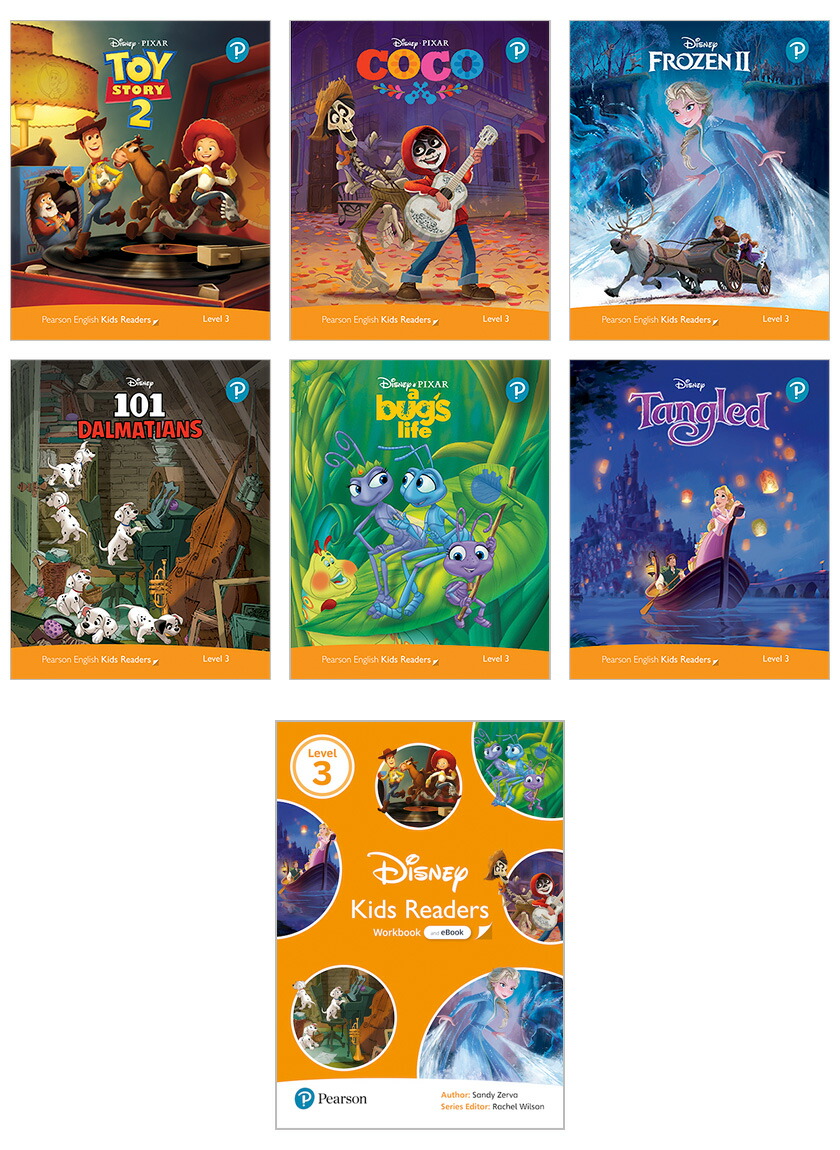 ディズニー 絵本 英語 Disney Kids Readers Level 3 Pack